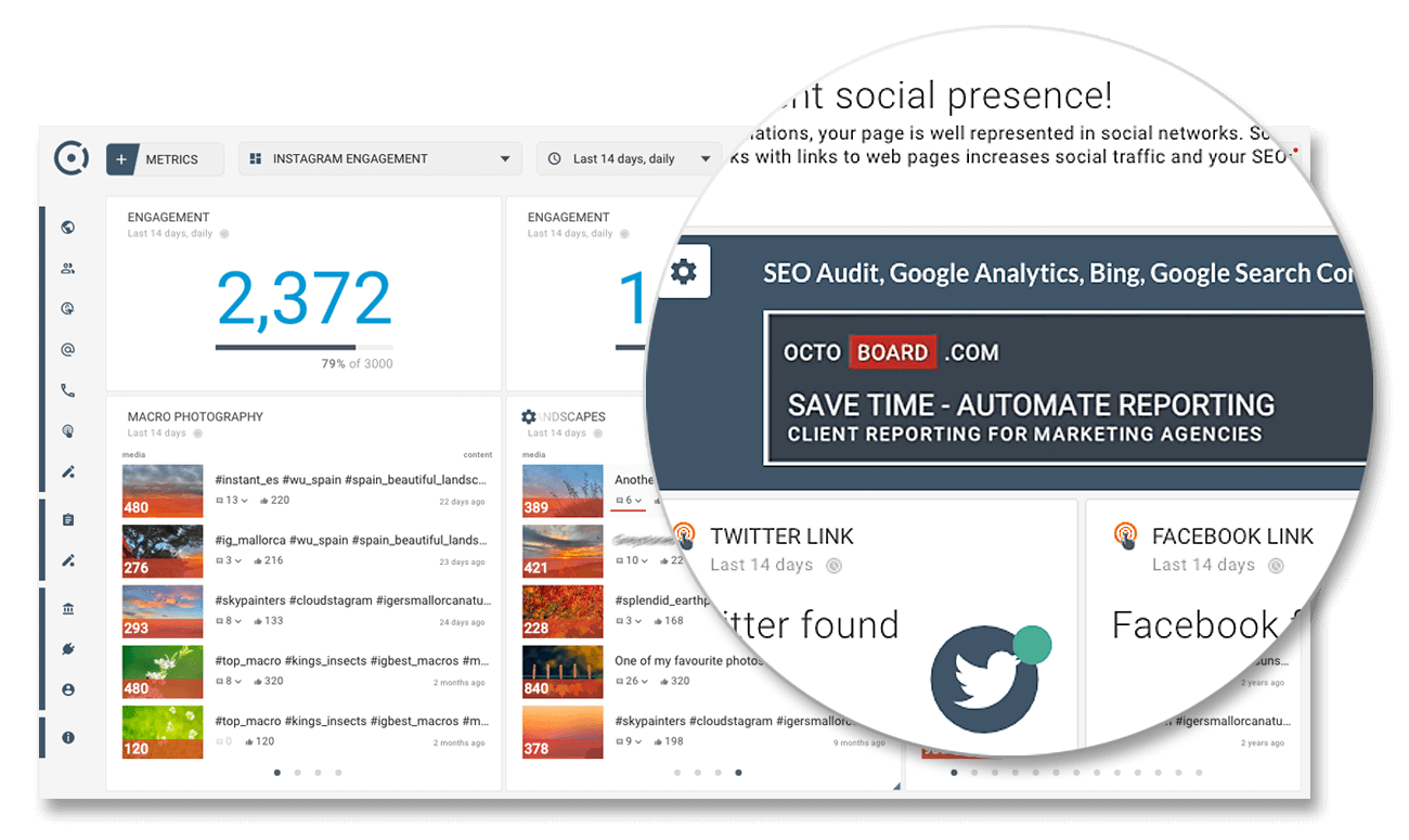 Social media reporting template for marketing agencies and freelancers