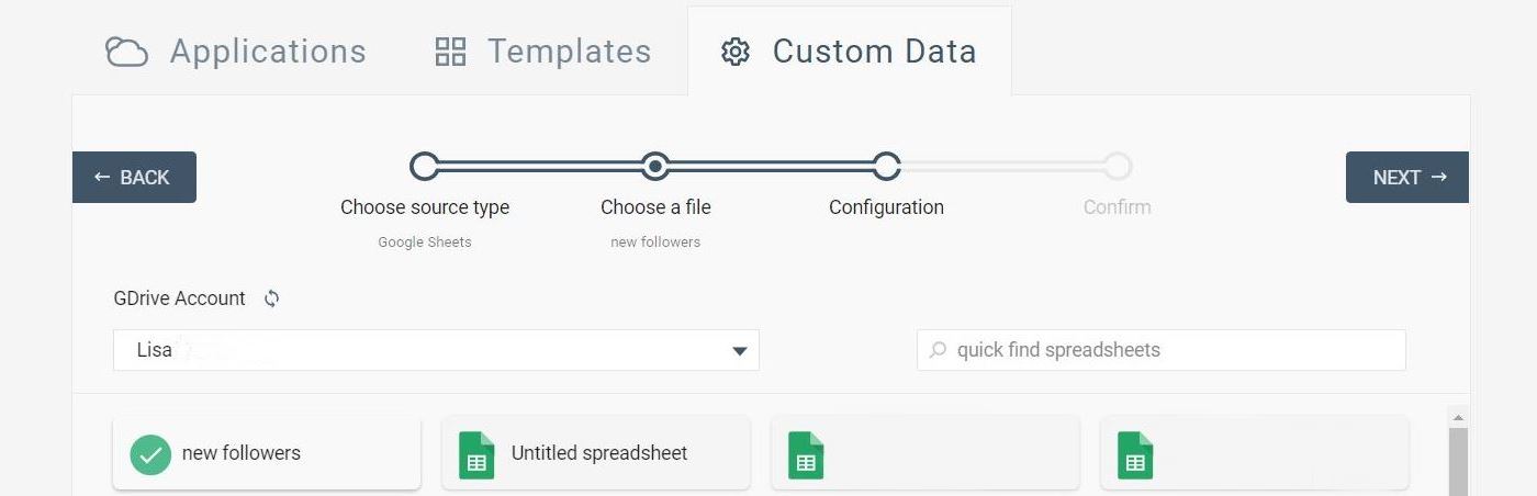 Inserir dados no Google Sheets