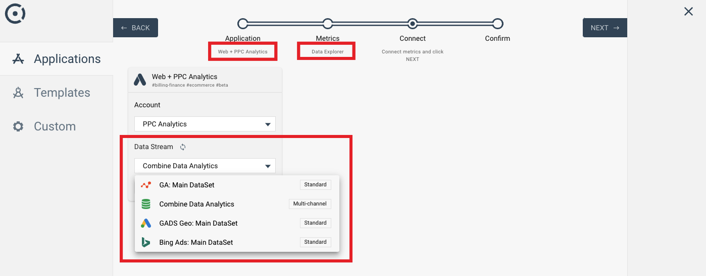 Adding new data explorer