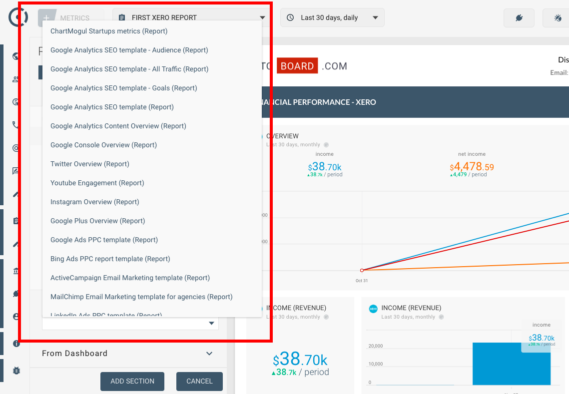 Getting started with octoboard from template