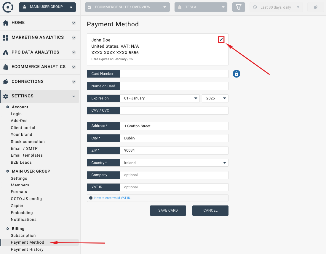 Phone Number And Vat Number Field Updates