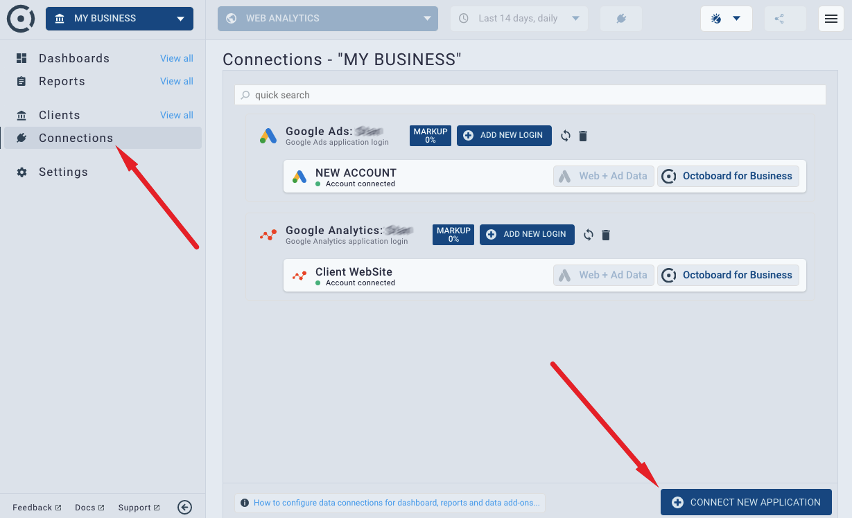 Hubspot connection panel