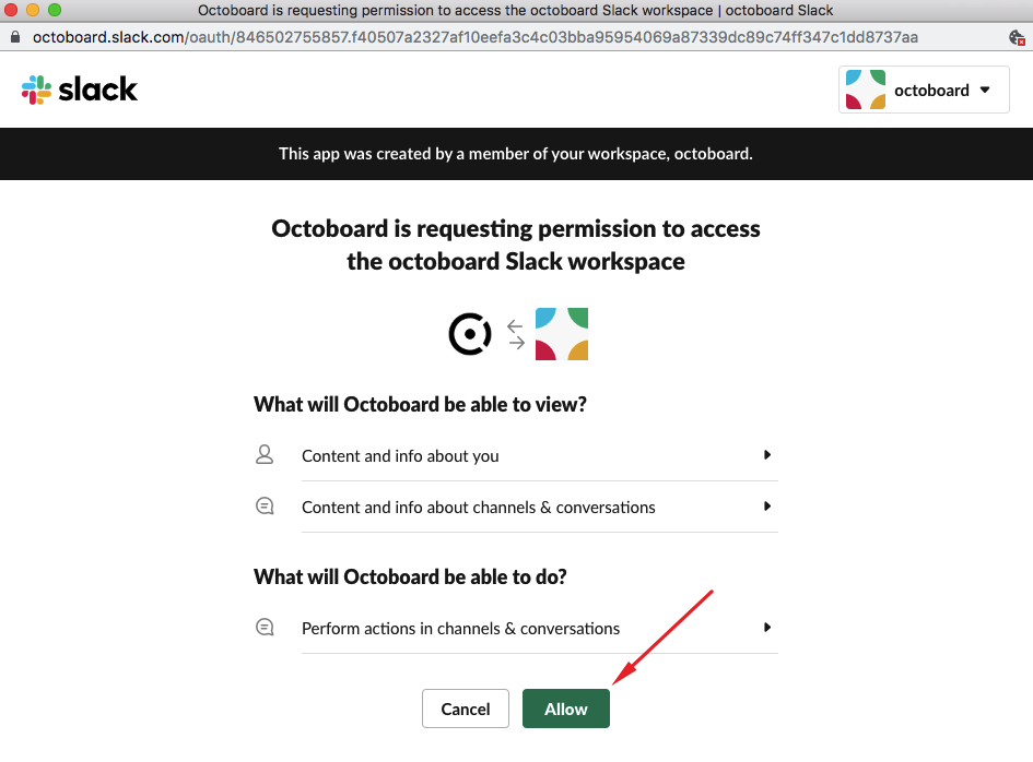 Insights slack permissions