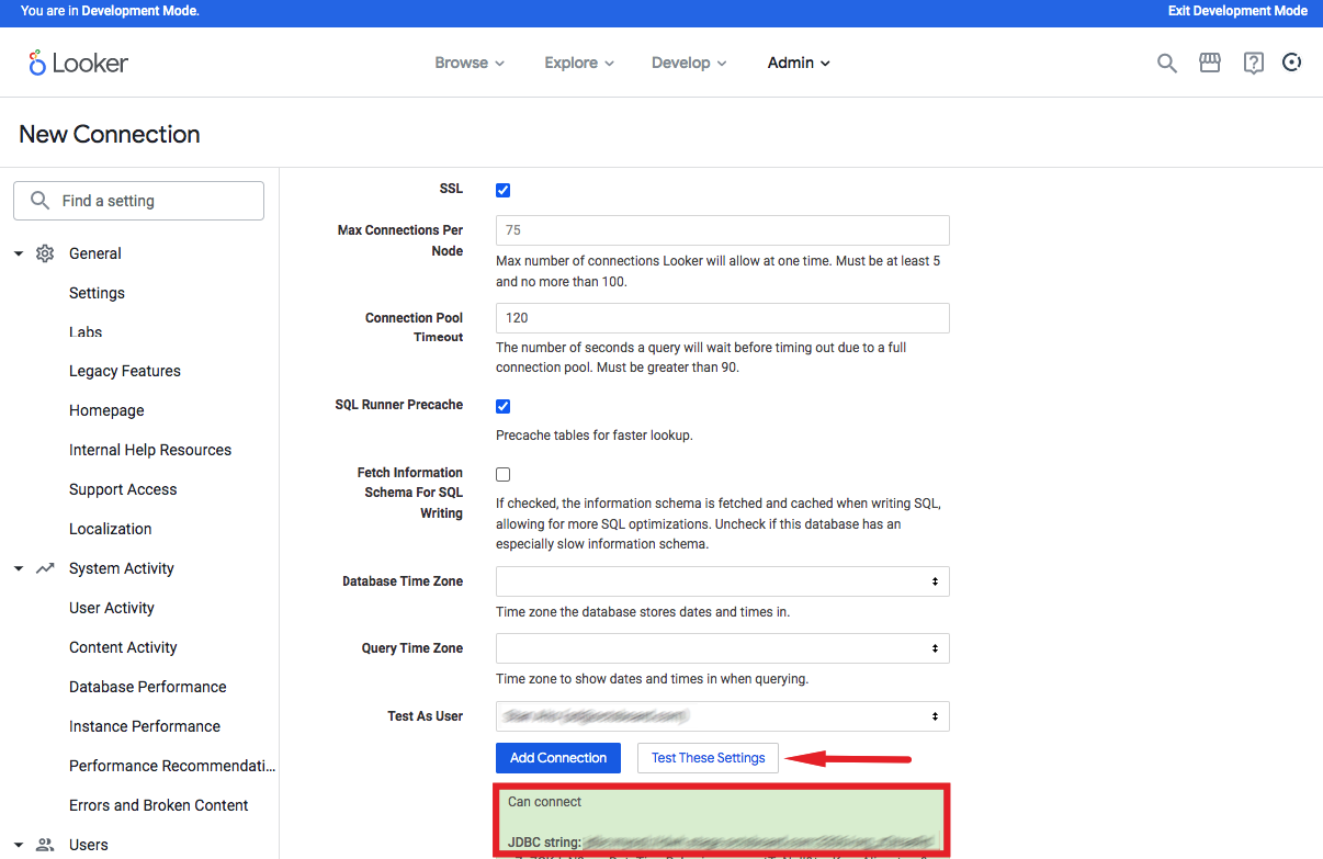 New connection options continued